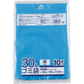 阪和興業 ゴミ袋 青 30L HK-080 1パック(10枚)