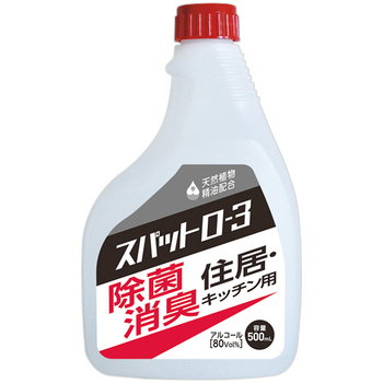 白元アース 除菌消臭剤 スパットO-3 つけかえ用 500mL 1本