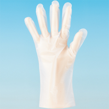 ジャパックス プレミアムフィット ポリエチレン手袋 S 半透明 PGT-01 1箱(100枚)