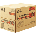 日本紙通商 オフィス用紙カラーR100 A4 オレンジ 1箱(2500枚:500枚×5冊)