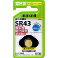 マクセル SRボタン電池 酸化銀電池 1.55V SR43 1BS C 1個