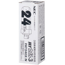 NEC コンパクト形蛍光ランプ Hfカプル3(FHT) 24W形 3波長形 昼白色 FHT24EX-Nキキ 1個