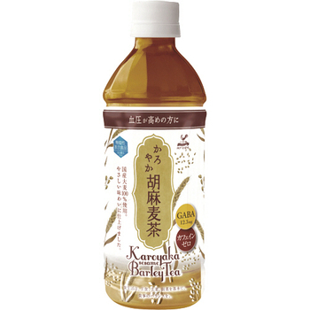 富永貿易 神戸居留地 かろやか胡麻麦茶 500ml ペットボトル 1ケース(24本)