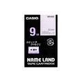 カシオ NAME LAND スタンダードテープ 9mm×8m 透明/白文字 XR-9AX 1個