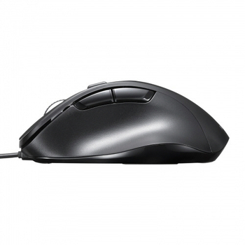 サンワサプライ 有線ブルーLEDマウス(5ボタン) ブラック MA-YB518BK 1個