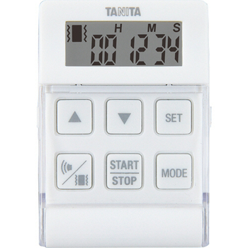 タニタ デジタルタイマー バイブレーションタイマー クイック ホワイト TD-370N-WH 1個