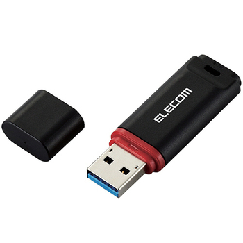 エレコム データ復旧付きUSB3.2(Gen1)メモリ 64GB ブラック MF-DRU3064GBKR 1個
