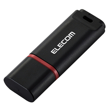 エレコム データ復旧付きUSB3.2(Gen1)メモリ 64GB ブラック MF-DRU3064GBKR 1個