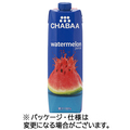 ハルナプロデュース CHABAA 100%ジュース ウォーターメロン 1L 紙パック 1ケース(12本)