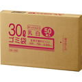 クラフトマン 業務用乳白半透明 メタロセン配合厚手ゴミ袋 30L BOXタイプ HK-102 1箱(50枚)