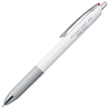 ぺんてる 油性ボールペン フローチューン 0.4mm 赤 (軸色:ホワイト) BZN204-B 1セット(10本)