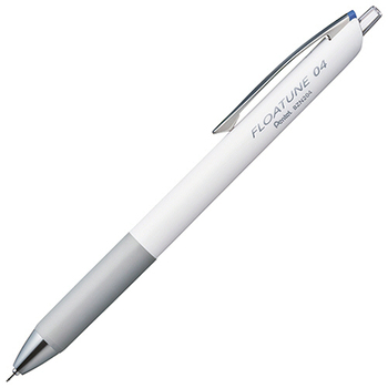 ぺんてる 油性ボールペン フローチューン 0.4mm 青 (軸色:ホワイト) BZN204-C 1セット(10本)