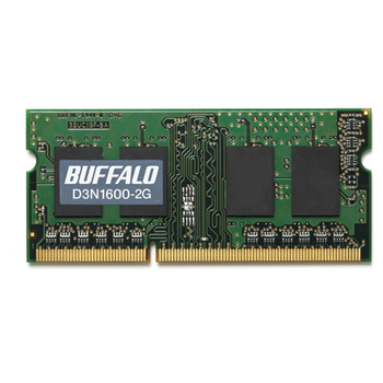 バッファロー 法人向け PC3-12800 DDR3 1600MHz 204Pin SDRAM S.O.DIMM 2GB MV-D3N1600-2G 1枚