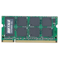 バッファロー PC2-6400 DDR2 800MHz 200Pin SDRAM S.O.DIMM 2GB D2/N800-2G 1枚