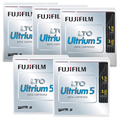 富士フイルム LTO Ultrium5 データカートリッジ バーコードラベル(縦型)付 1.5TB LTO FB UL-5 OREDPX5T 1パック(5巻)