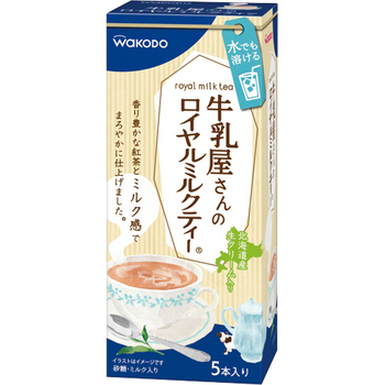 アサヒグループ食品 WAKODO 牛乳屋さんのロイヤルミルクティー スティック 1箱(5本)
