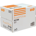 TANOSEE PPC用紙 Pure White A5 フタ無し箱 1箱(5000枚:500枚×10冊)