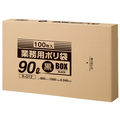 クラフトマン 業務用ポリ袋 黒 90L BOXタイプ 1箱(100枚)