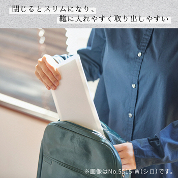 キングジム クリアーファイル ホッソ A4 二つ折り 見開き15ポケット 黒 5515-BK 1セット(2冊)