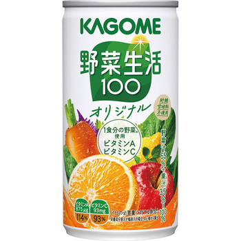 カゴメ 野菜生活100 オリジナル 190g 缶 1ケース(30本)