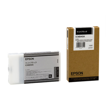 エプソン PX-Pインクカートリッジ マットブラック 110ml ICMB40A 1個