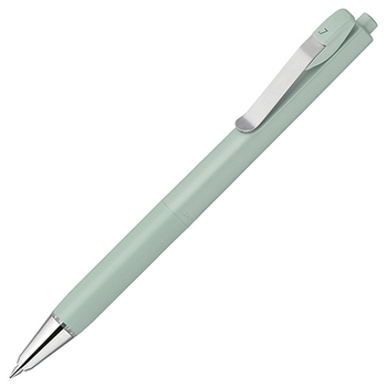 ゼブラ 油性ボールペン ブレンU 0.7mm 黒 (軸色:ミントグリーン) BA87-MG 1セット(10本)