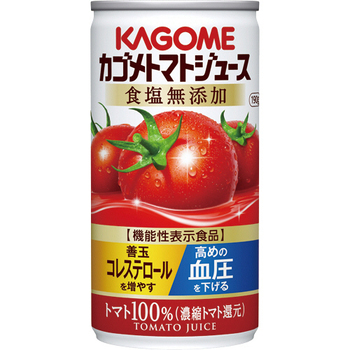 カゴメ トマトジュース 食塩無添加 190g 缶 1ケース(30本)