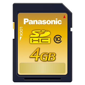 パナソニック SDHCメモリーカード 4GB Class10 RP-SDWA04GJK 1枚