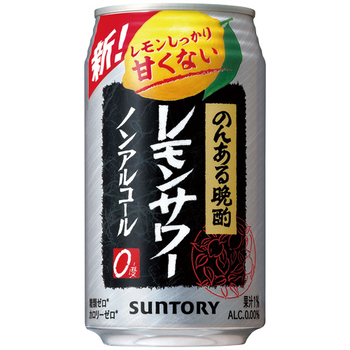サントリー酒類 のんある晩酌 レモンサワー ノンアルコール 350ml 缶 1ケース(24本)