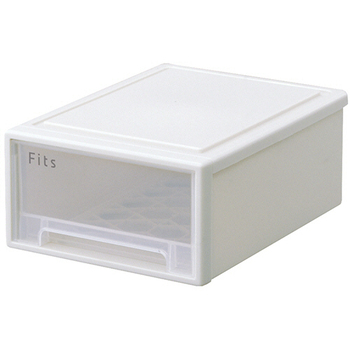 天馬 Fits フィッツケース 30-22 ホワイトクリア 1個