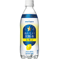 ポッカサッポロ おいしい炭酸水 レモン 600ml ペットボトル 1ケース(24本)