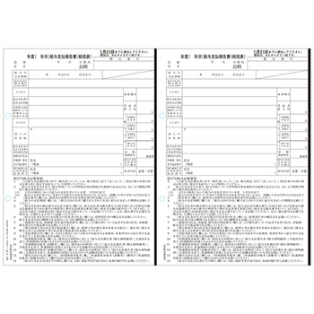 日本法令 給与支払報告書(総括表) A4判カット紙 地方MC-6C-R05 1冊(50枚)