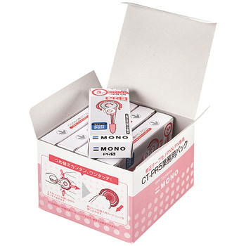 トンボ鉛筆 修正テープ モノPXN/PX専用 つめ替えカートリッジ 紙箱入り 5mm幅×6m CT-PR5B 1セット(10個)