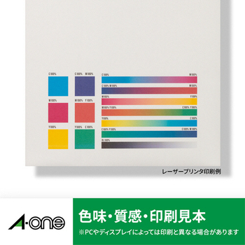 エーワン ラベルシール[レーザープリンタ] 再生紙・ホワイト A4 18面 70×42.3mm 上下余白付 31364 1冊(100シート)