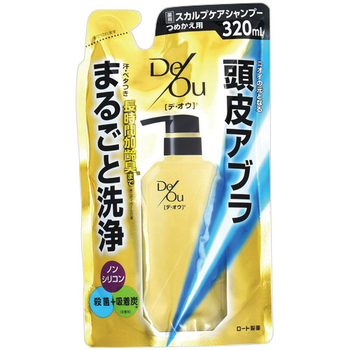 ロート製薬 デ・オウ 薬用スカルプケア シャンプー つめかえ用 320mL 1個