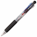 トンボ鉛筆 3色油性ボールペン リポーター3 0.7mm (軸色 透明) BC-TRC20 1本
