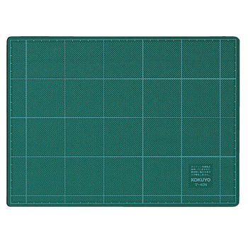 コクヨ カッティングマット(両面仕様) 220×300×3mm グリーン マ-40N 1セット(10枚)