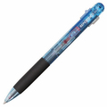 トンボ鉛筆 3色油性ボールペン リポーター3 0.7mm (軸色 透明ブルー) BC-TRC40 1本