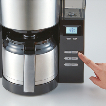 メリタ コーヒーメーカー アロマフレッシュサーモ 10杯用 ブラック AFT1021-1B 1台