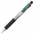 トンボ鉛筆 4色油性ボールペン リポーター4 0.7mm (軸色 透明) BC-FRC20 1本