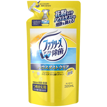 P&G ファブリーズ ダブル除菌 ハウスダストクリア つめかえ用 320ml 1個