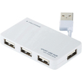 エレコム USB2.0ハブ(ケーブル収納タイプ) 4ポート ホワイト U2H-YKN4BWH 1個