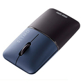 サンワサプライ 静音BluetoothブルーLEDマウス SLIMO (充電式) ネイビー MA-BBS310NV 1個