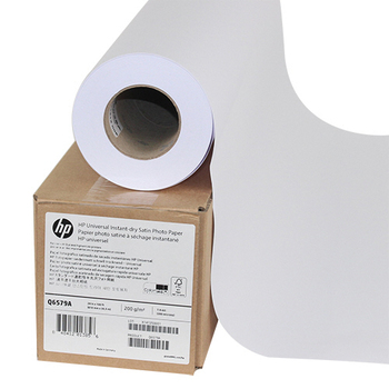HP スタンダード速乾性半光沢フォト用紙 24インチロール 610mm×30m Q6579A 1本
