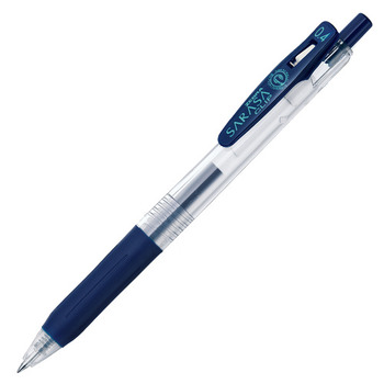 ゼブラ ジェルボールペン サラサクリップ 0.4mm ブルーブラック JJS15-FB 1本