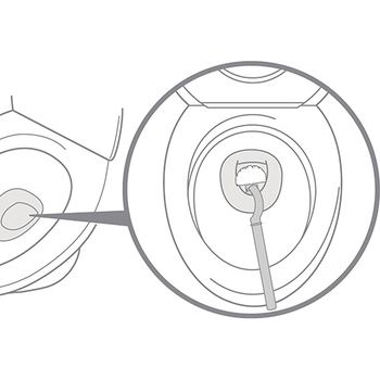 マーナ 抗菌SLIMトイレブラシ・W ホワイト W630W 1個