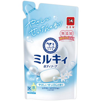 牛乳石鹸共進社 ミルキィボディソープ やさしいせっけんの香り 詰替用 360mL 1パック