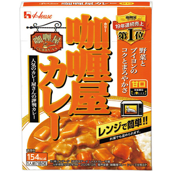 ハウス食品 カリー屋カレー 甘口 180g 1セット(10食)