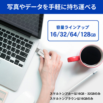 アイオーデータ USB 3.1 Gen 1(USB 3.0)/USB 2.0対応 スタンダードUSBメモリー 32GB ホワイト U3-STD32GR/W 1個