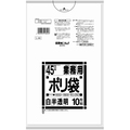 日本サニパック Lシリーズ 業務用ポリ袋 白半透明 45L 特厚0.050mm L-44 1パック(10枚)